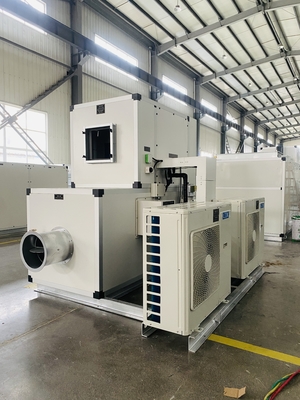 Silica Gel Desiccant Dehumidifier with DX Cooling Coil