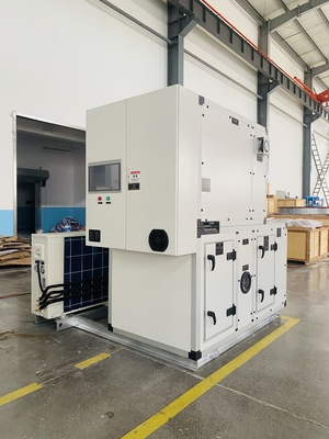 Silica Gel Desiccant Dehumidifier with DX Cooling Coil