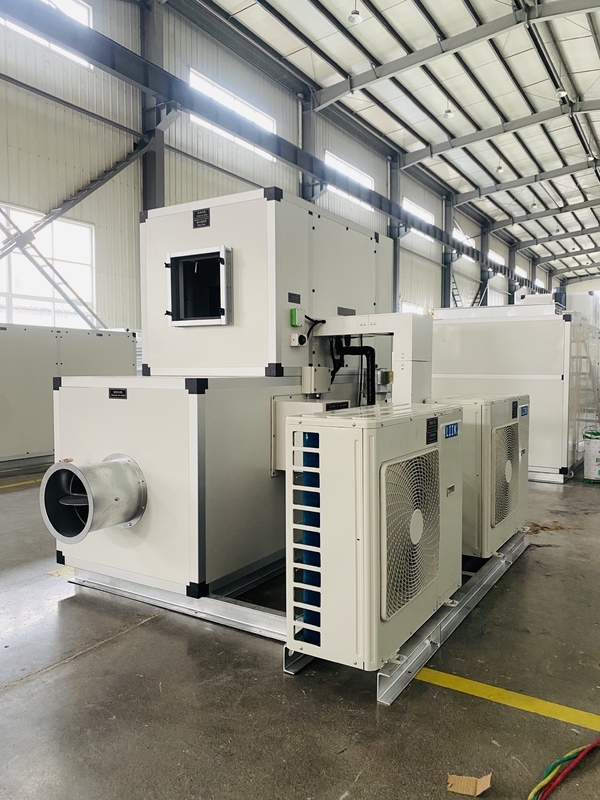 Silica Gel Desiccant Dehumidifier with DX Cooling Coil